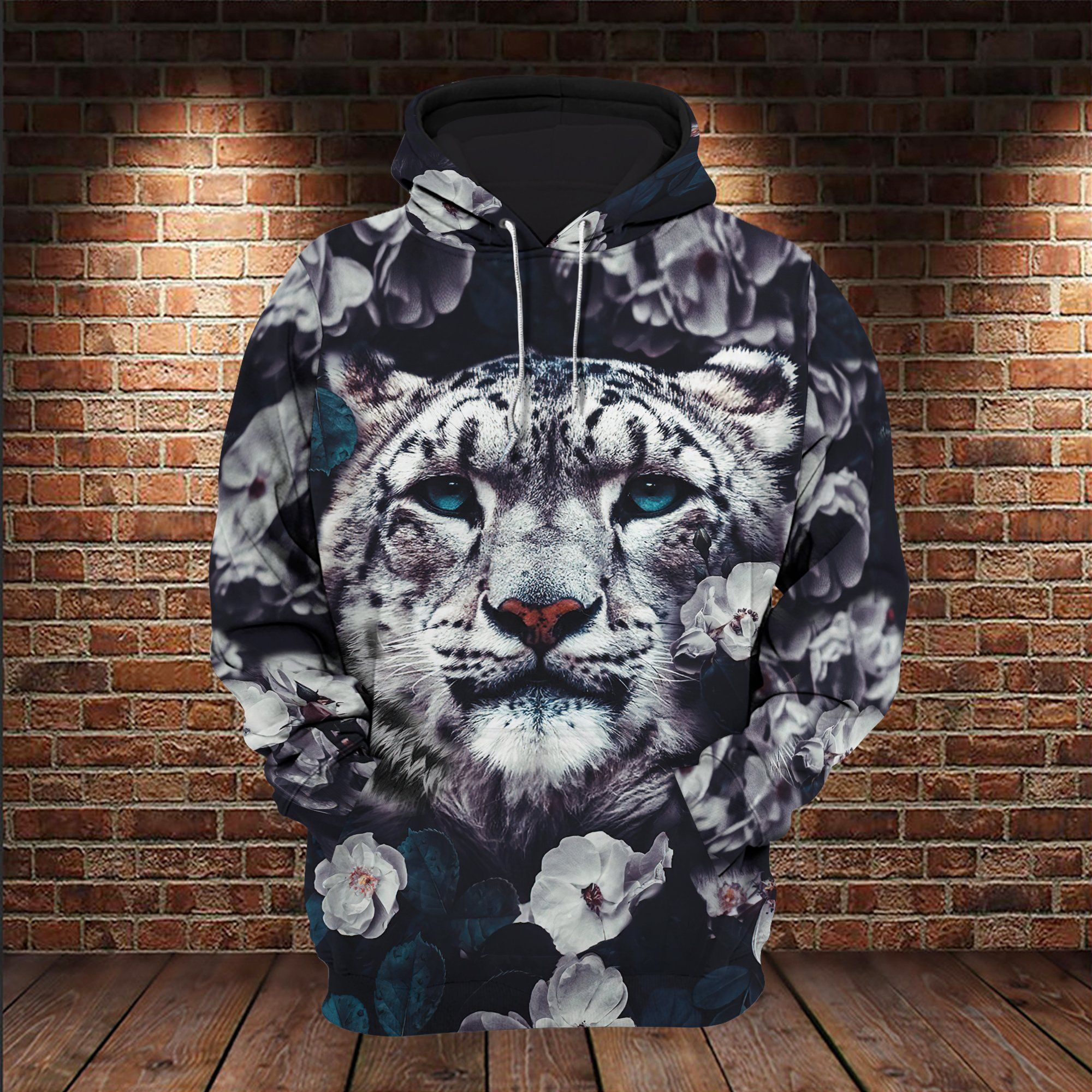 Snow Leopard Jungle 3D All Over / DVHPQH250121