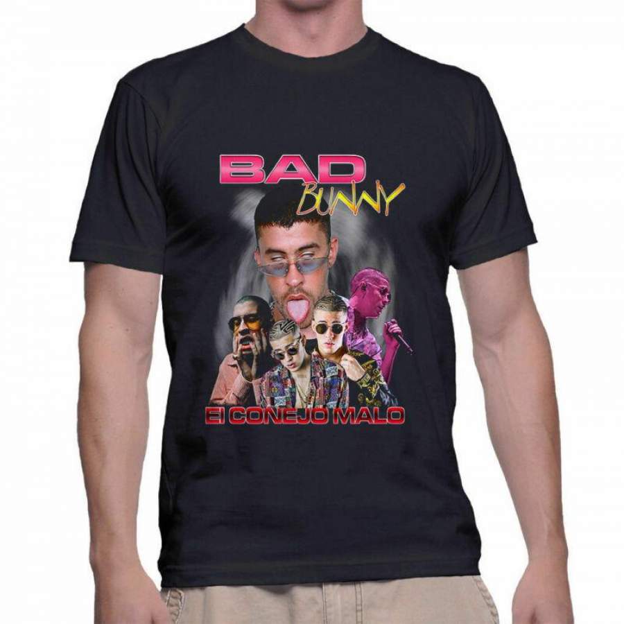 Bad Bunny Rap Custom Mens Gildan Tee Shirt T Shirs Best Tee 2020