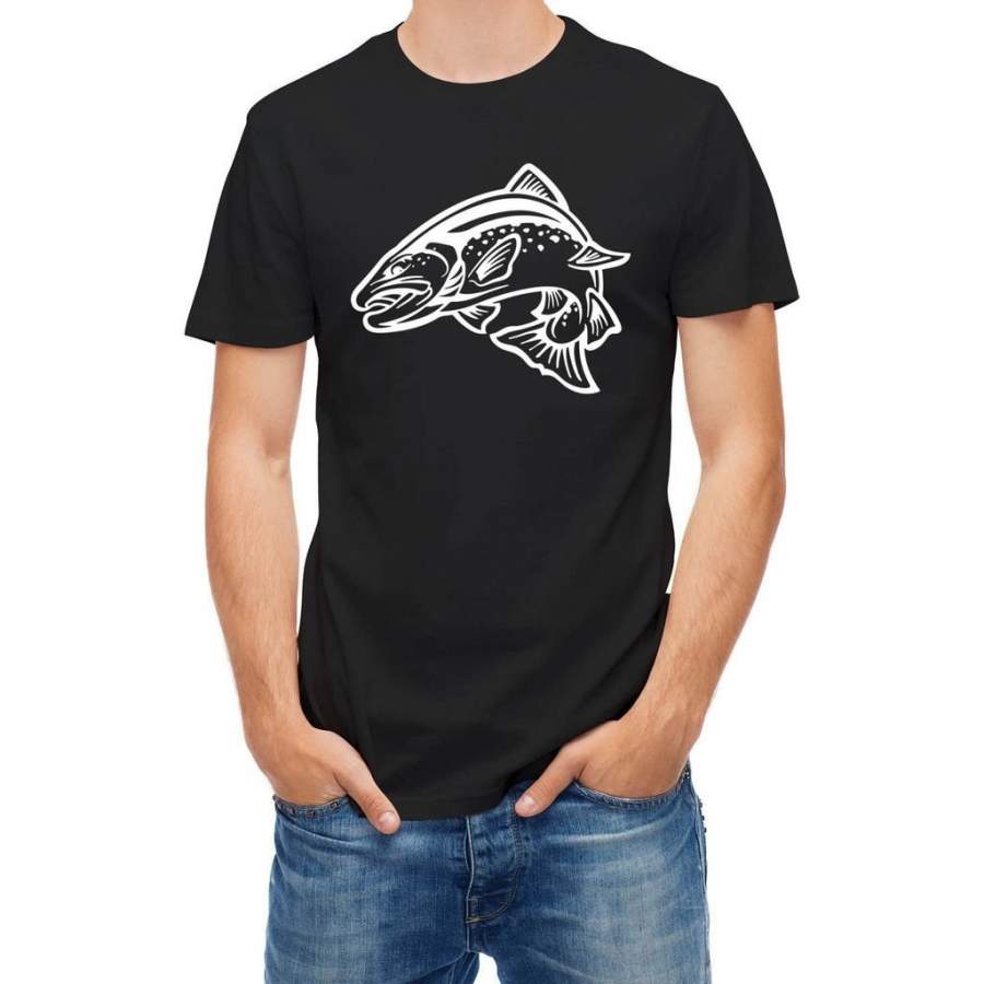 Salmon Fish Men’S Short Sleeve T-Shirt