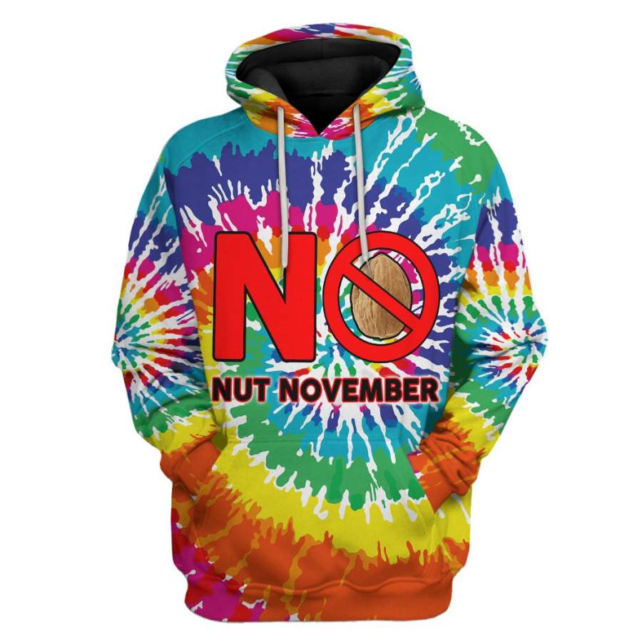 Casespring 3D No Nut November Custom Tshirt Hoodie Apparel