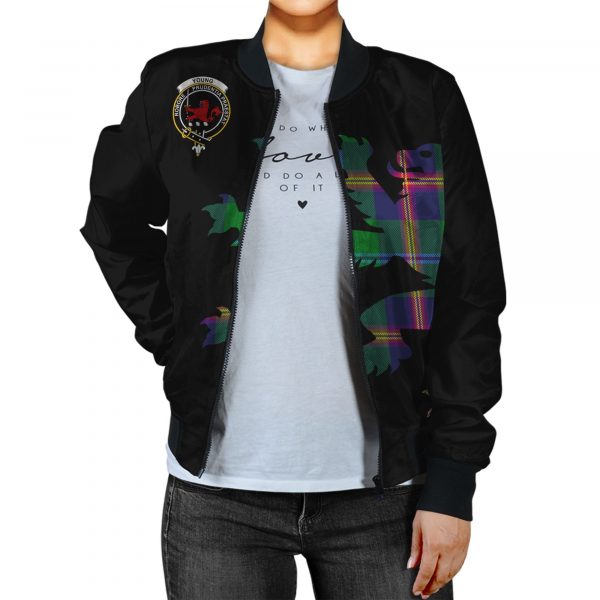 Young Lion & Thistle All Over Printed Bomber Jacket Us Size