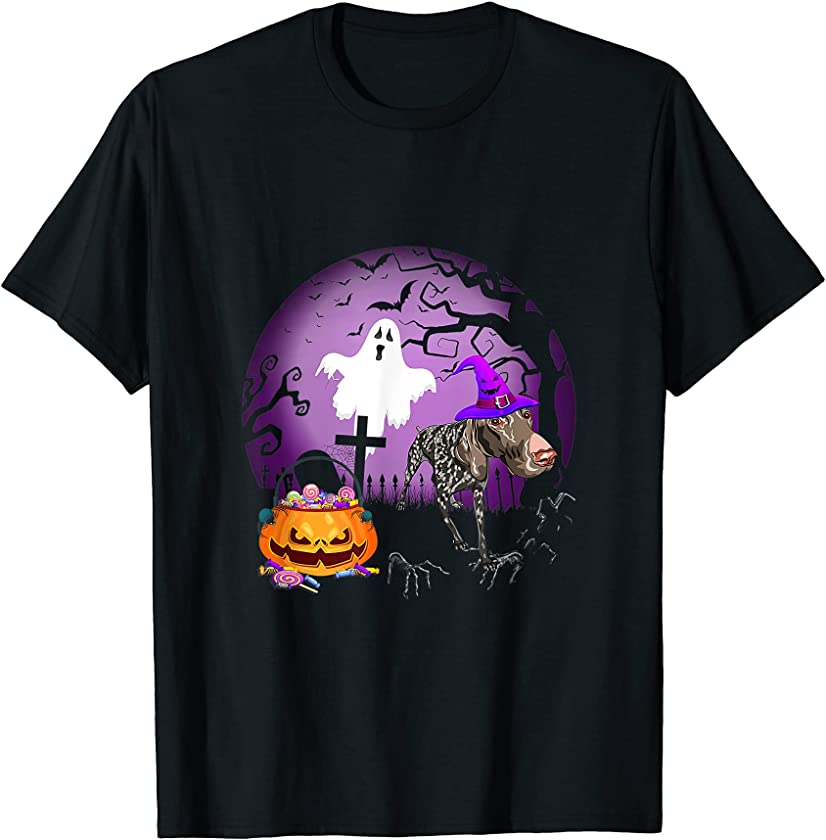 Pointer Dog Candy Pumpkin Halloween Lover T-Shirt