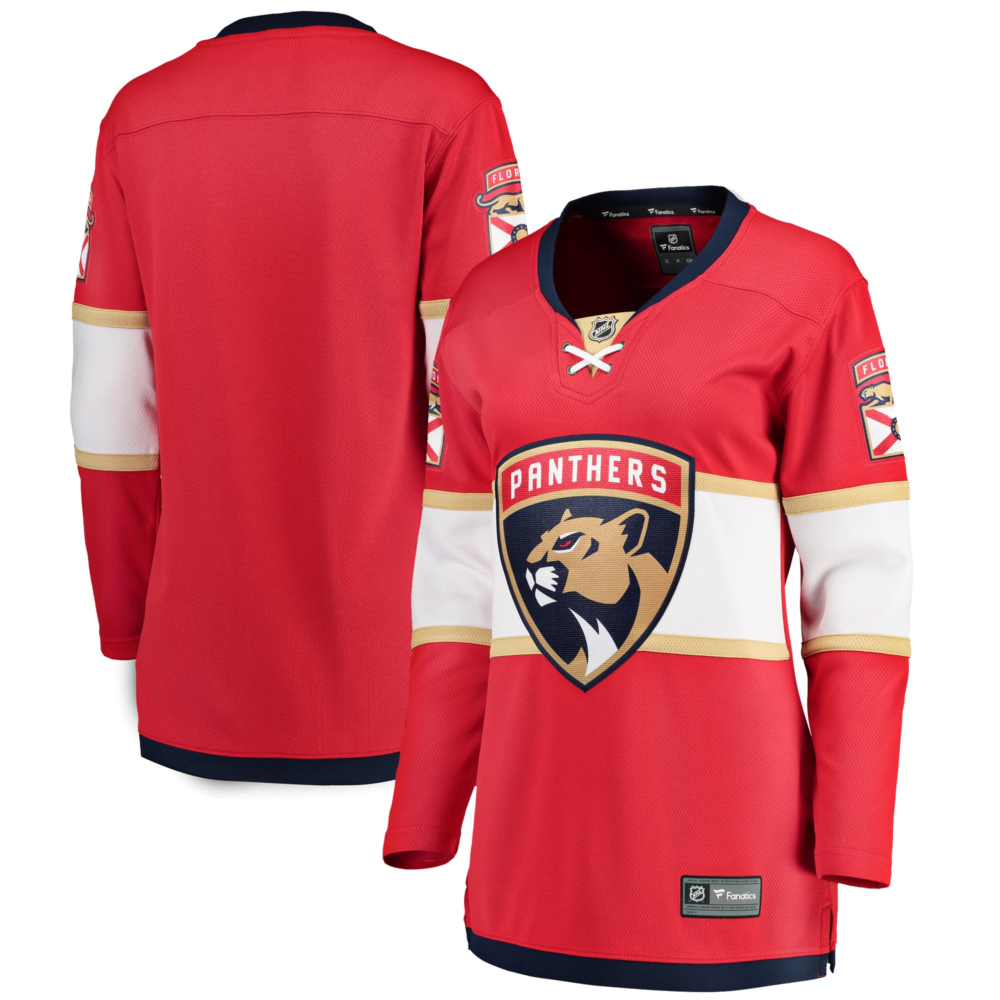 Florida Panthers Branded Women's Breakaway Home Jersey – Red