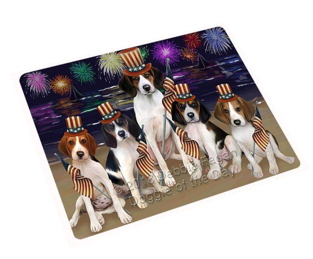 4Th Of July Independence Day Firework Treeing Walker Coonhounds Dog Blanket Blnkt62229