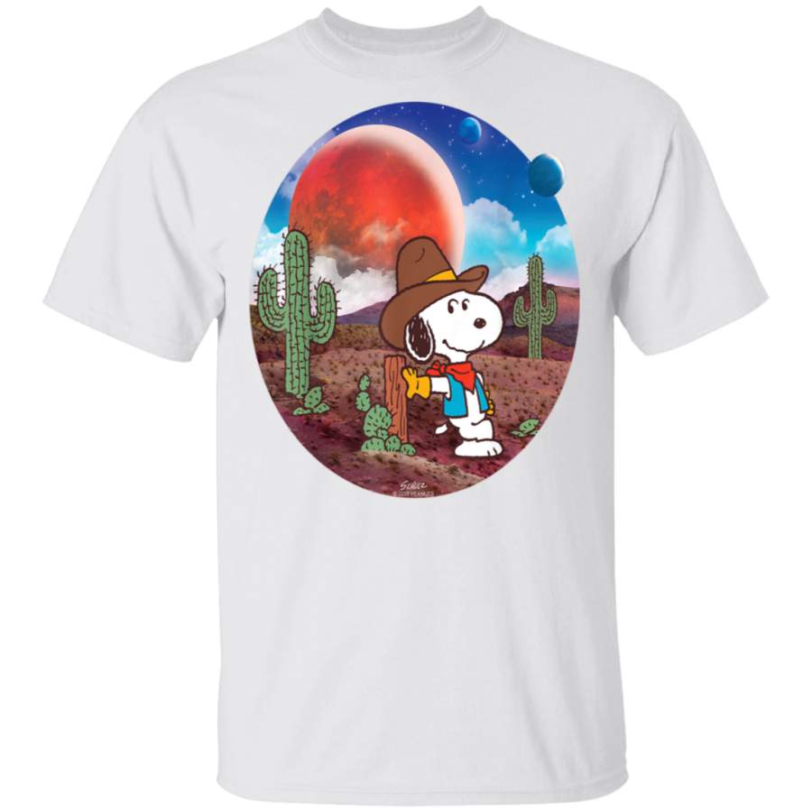 Peanuts Snoopy Space Cowboy Desert T-Shirt