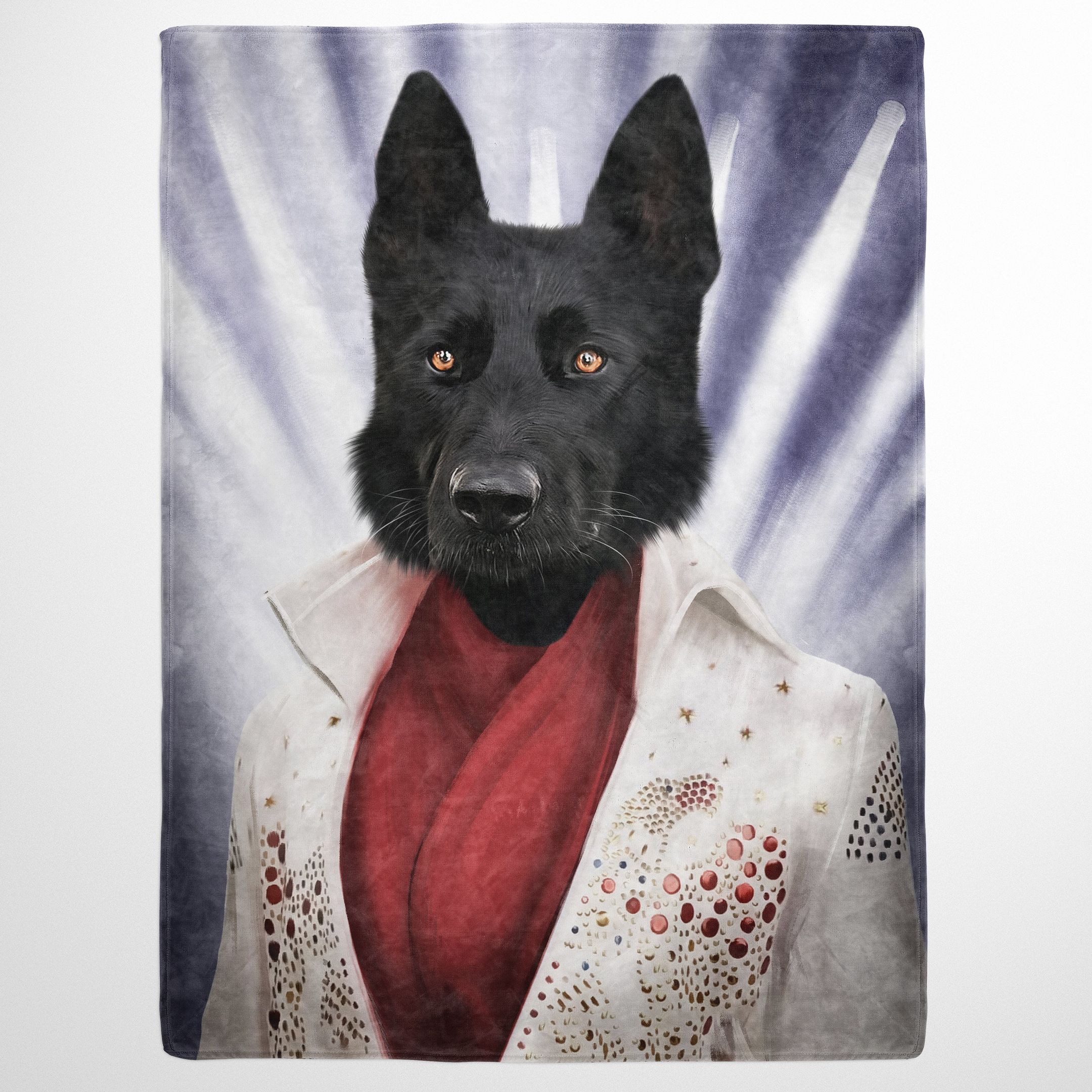 The Rock God Custom Pet Quilt Blanket