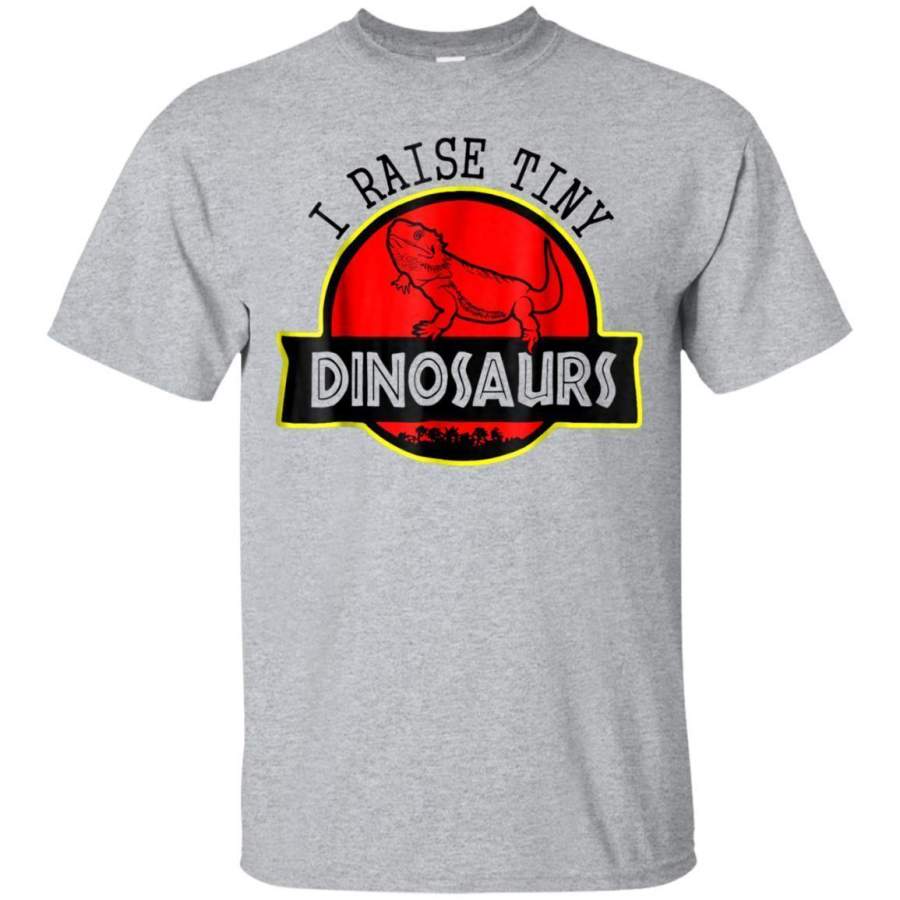 AGR I Raise Tiny Dinosaurs  Bearded Bragon Lover Tshirt Jaq T-shirt