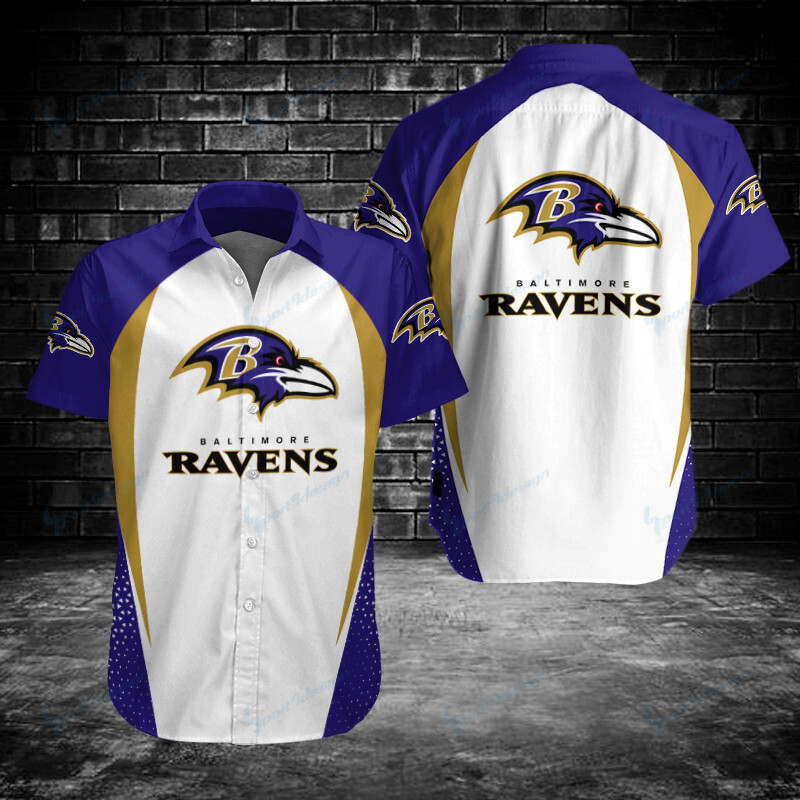 Baltimore Ravens Button Shirts Bg92