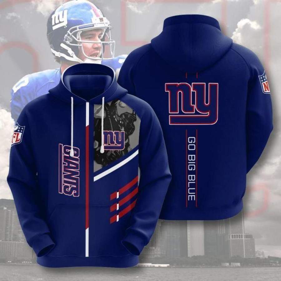 New York Giants Hoodie 3D Style5222 All Over Printed