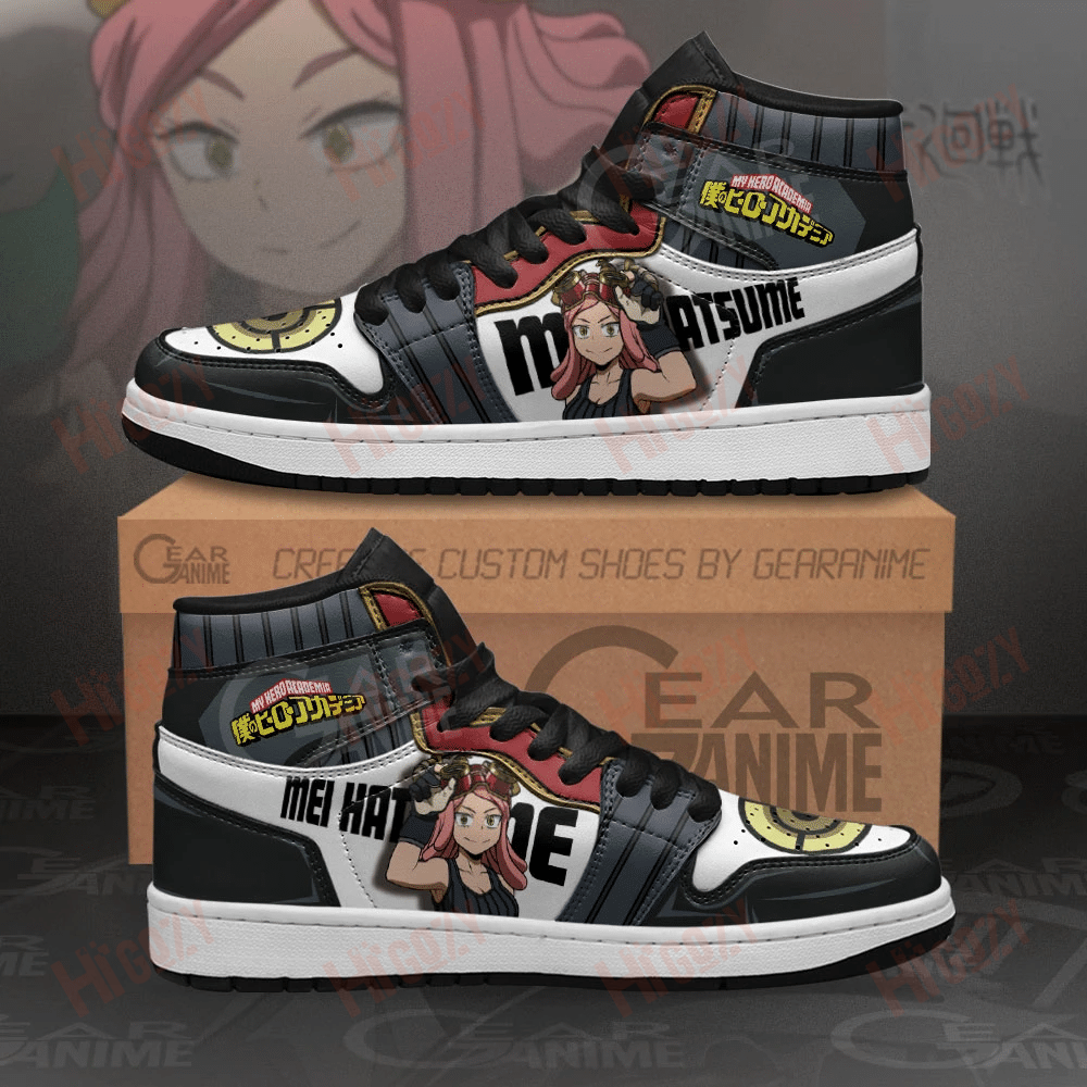 Bnha Mei Hatsume Sneakers Custom My Hero Academia Anime Shoes