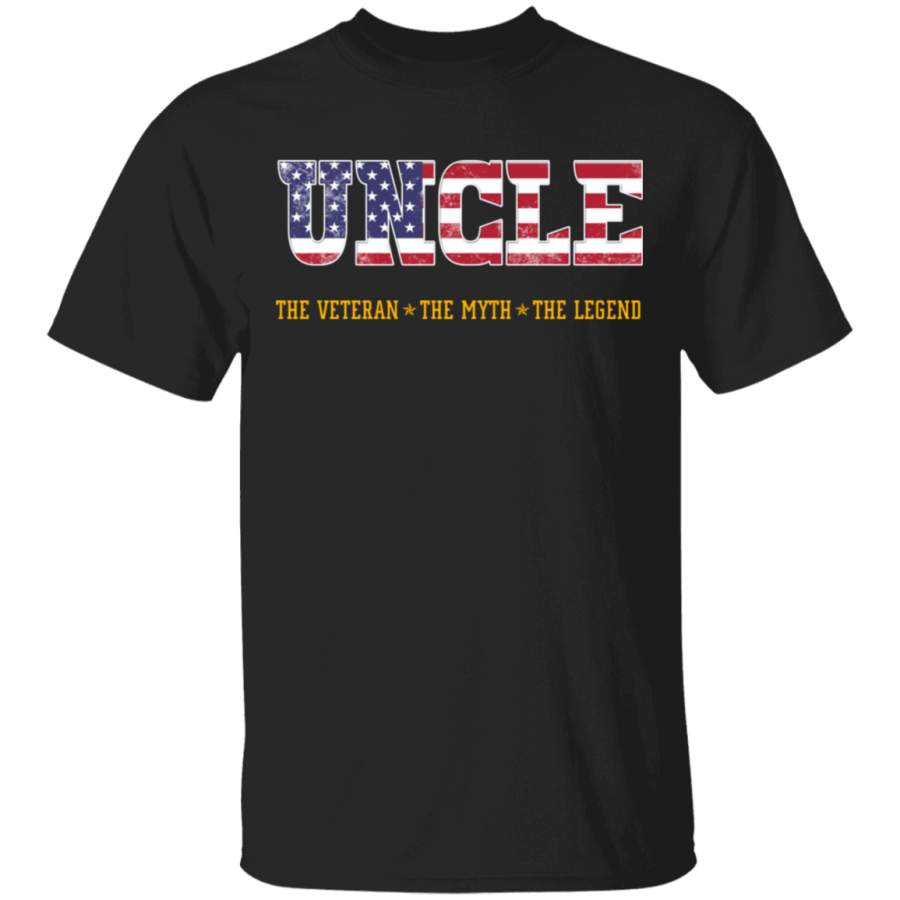 Uncle The Veteran The Myth The Legend For Mens Father’s Day Tshirt