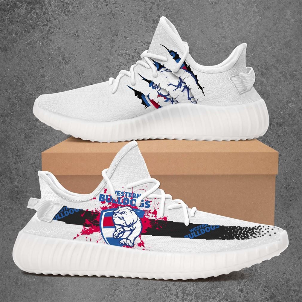 Western Bulldogs Afl Yeezy Shoes Sport Sneakers – Yeezy Shoes