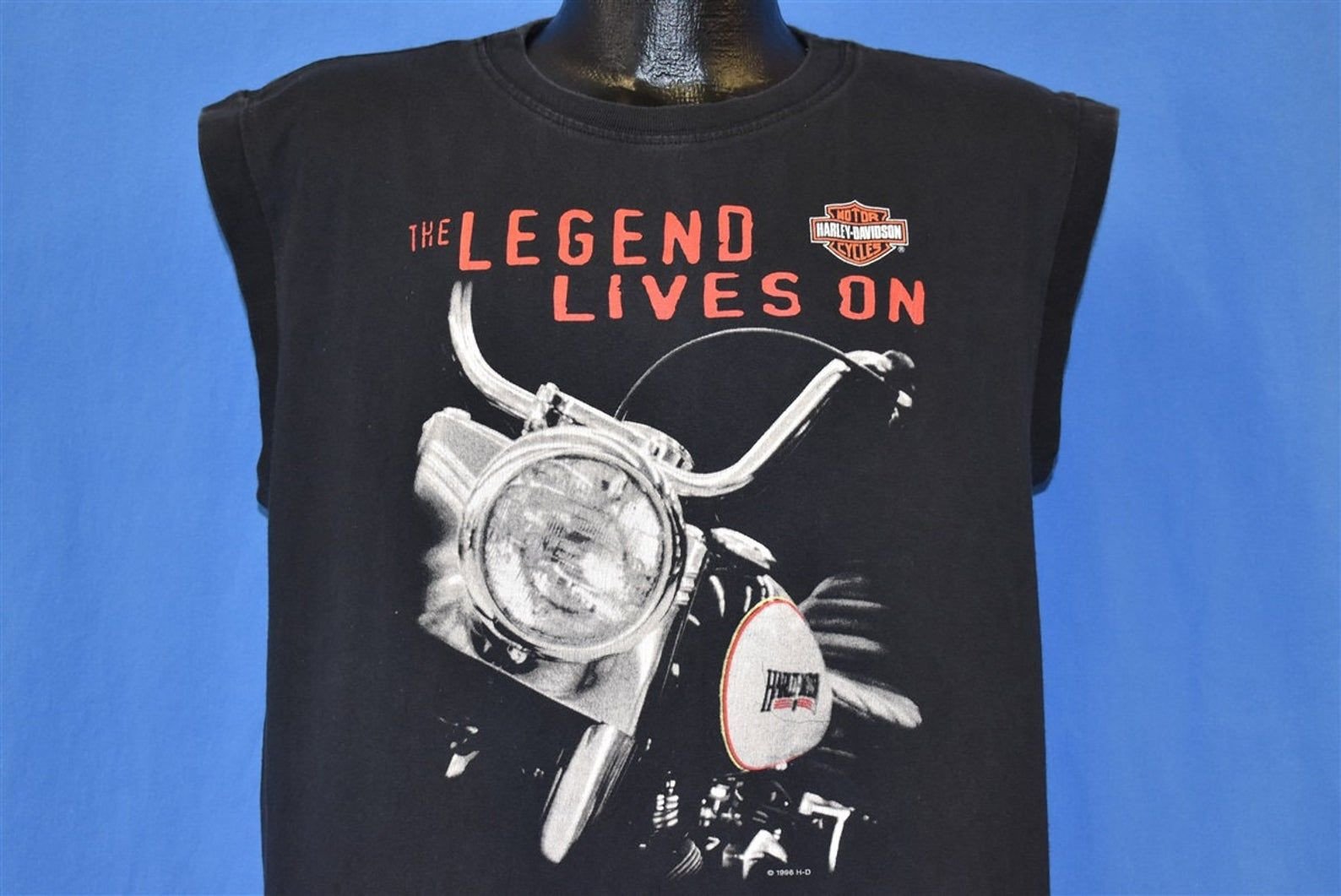 90S Harley Davidson Motorcycle Legend Flag Eagle Highland Park Nj ...