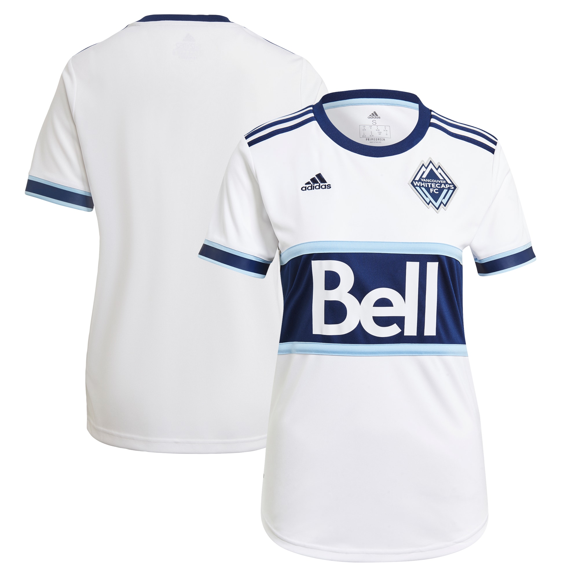 Vancouver Whitecaps FC Women's 2021 Primary Replica Jersey – White