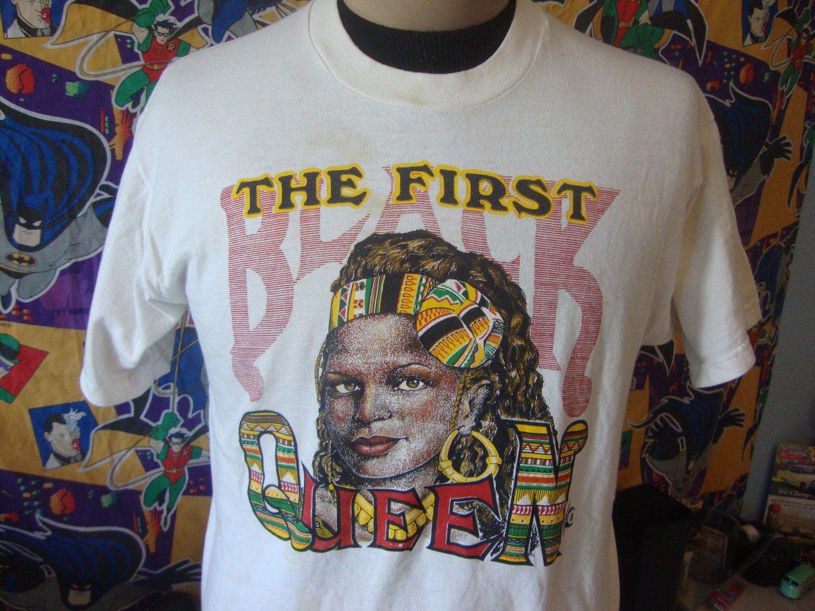 Vintage 90’s The First Black Queen 100 Black Woman Rap Hip Hop Tee T Shirt L