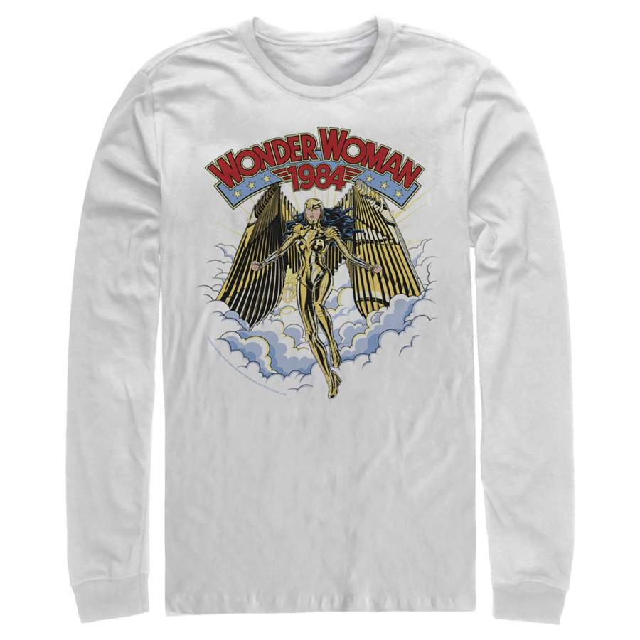 Wonder Woman 1984 Men’s Golden Eagle  Long Sleeve Shirt