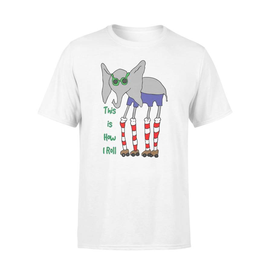 Funky Roller Derby Elephant T-Shirt