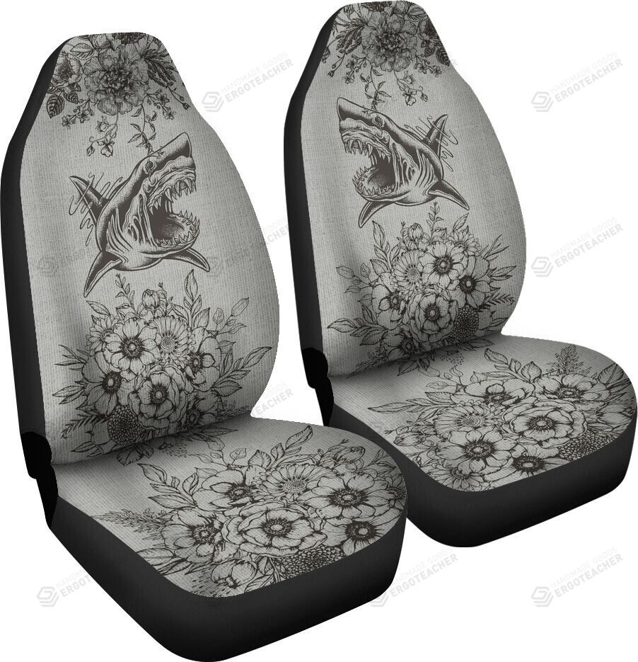 Shark Flower Car Seat Covers