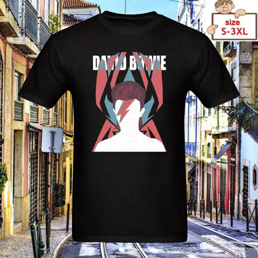 Vintage T Shirt Star David Bowie Bowie Hip Hop Verano Hipster Hombres Mujeres the Neck Shirts Tops, Fresh Casuales Tee Mark ROPA