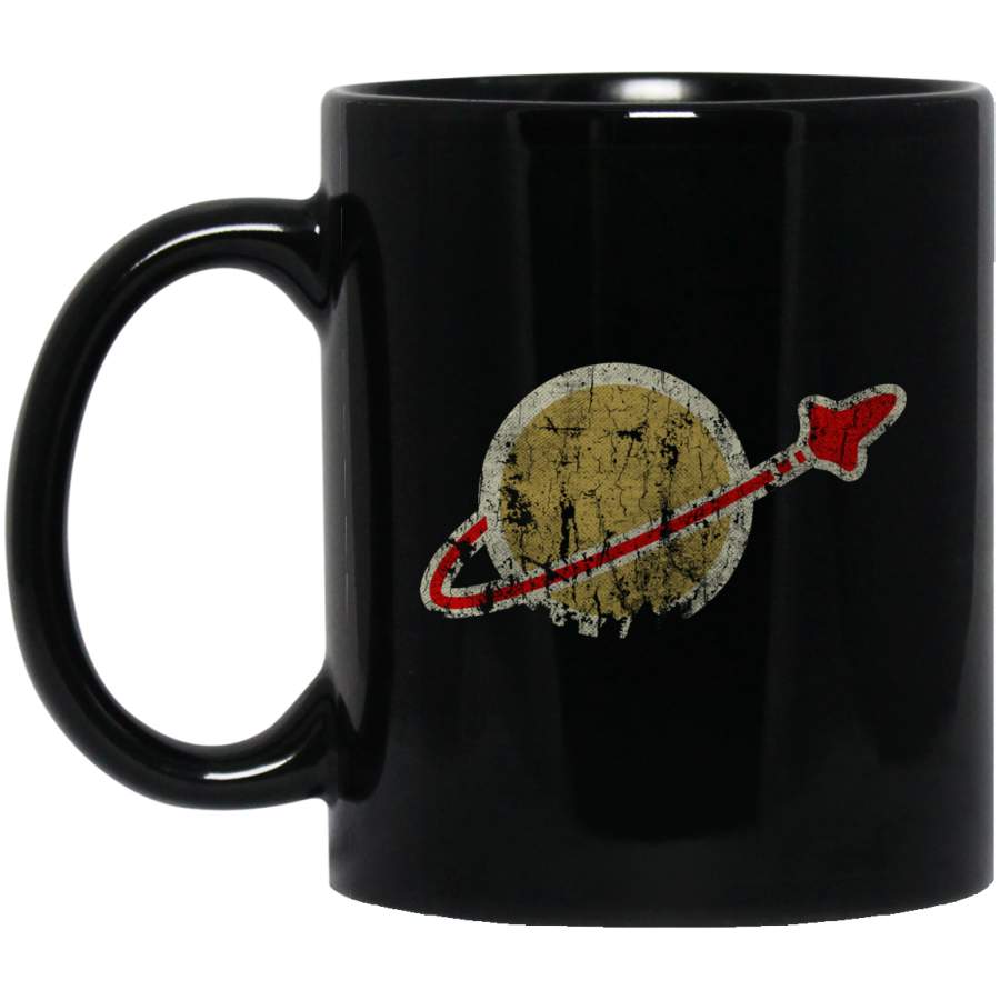 Classic Spaceman – Vintage Mug Black Mug