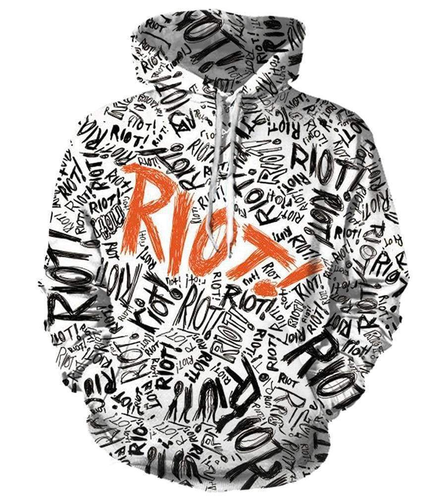 Paramore Hoodies – Pullover White Hoodie