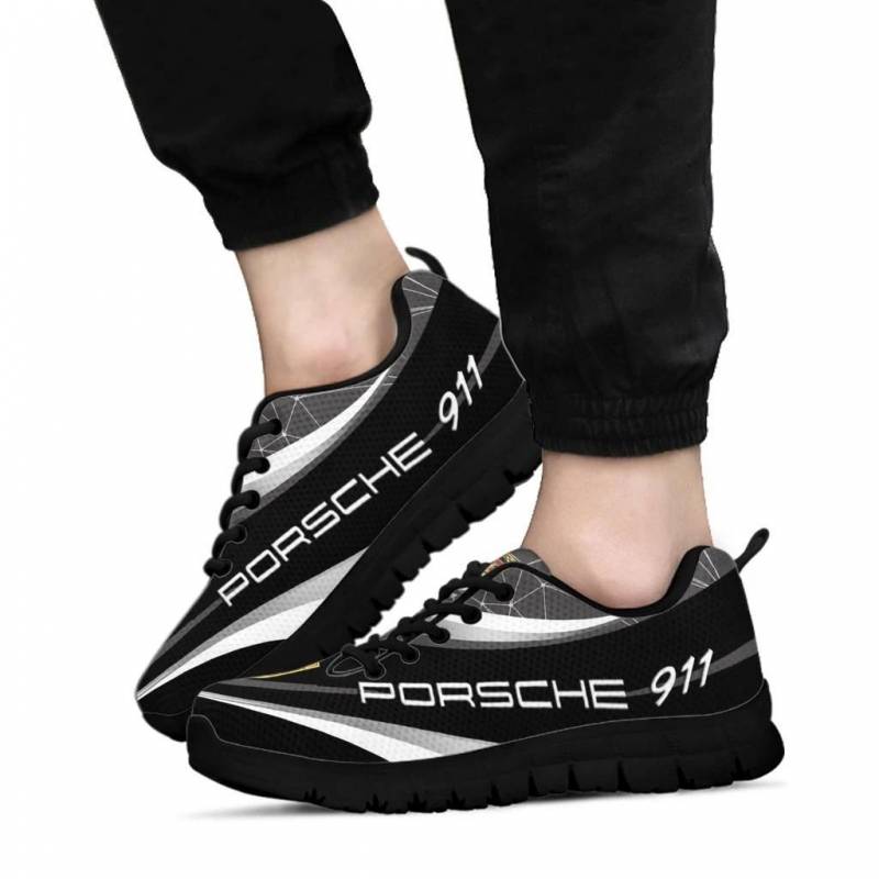 3D Printed Porsche 911- BDA Sneakers Ver1 For Men & Women (Black)