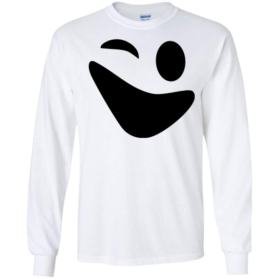 Funny Ghost Face Halloween LS Shirt/Sweatshirt/Hoodie