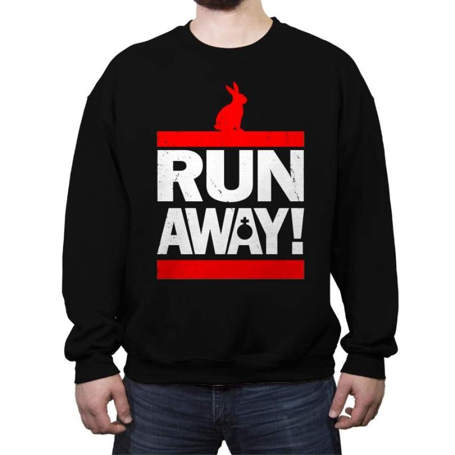 Run Away From The Rabbit – Crew Neck Sweatshirt