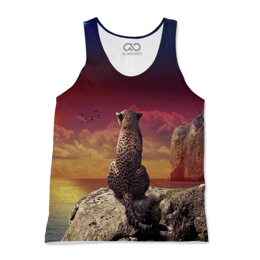 Thinking Leopard Tank-Top