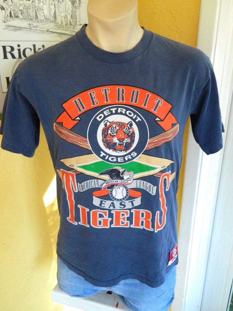 Detroit Tigers 1990S Vintage Tee Shirt