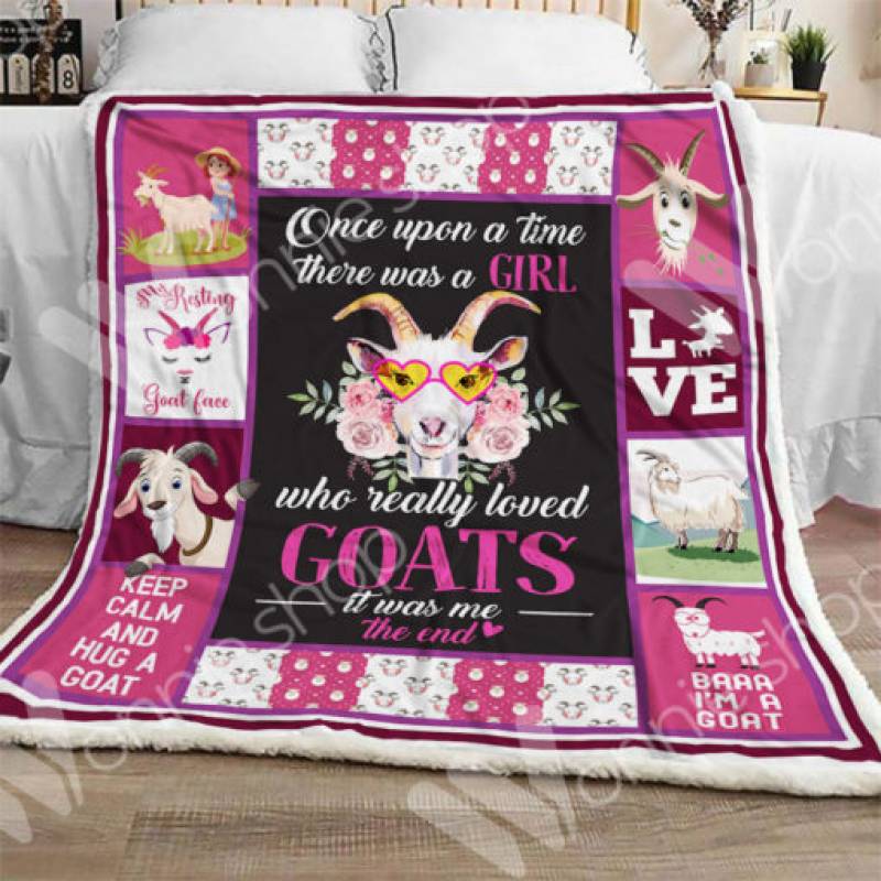 Goat Sherpa Blanket OCT2102 78O42