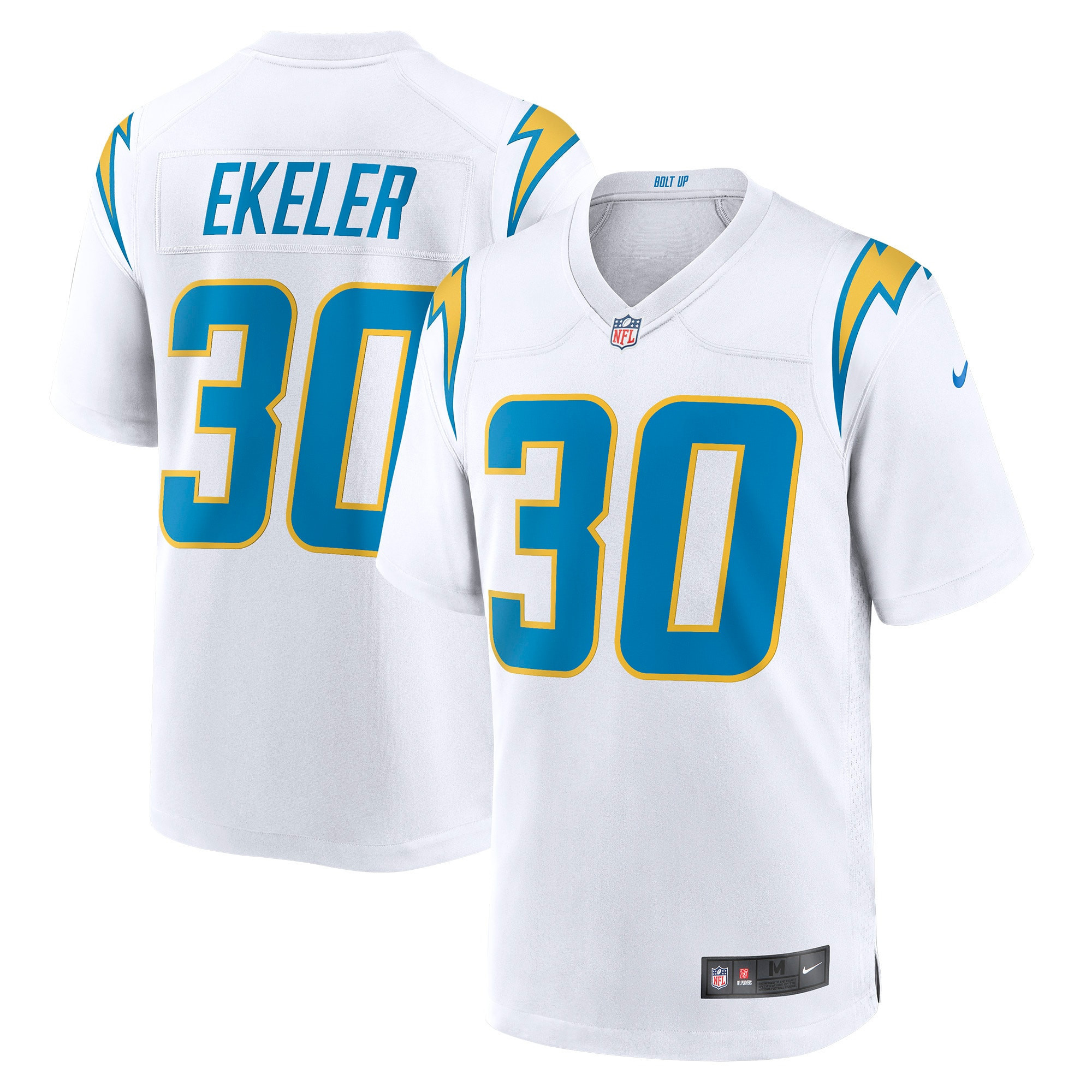 Austin Ekeler Los Angeles Chargers Game Jersey White NFL