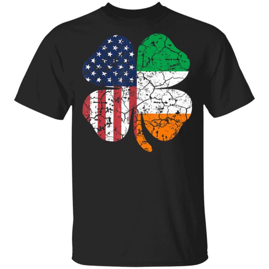 Vintage IRISH AMERICAN FLAG Ireland Shamrock St Patricks Day T Shirt Saint Paddys Patricks Tshirt Lucky Shirts Drink Green Beer Irish Gifts Funny Tee