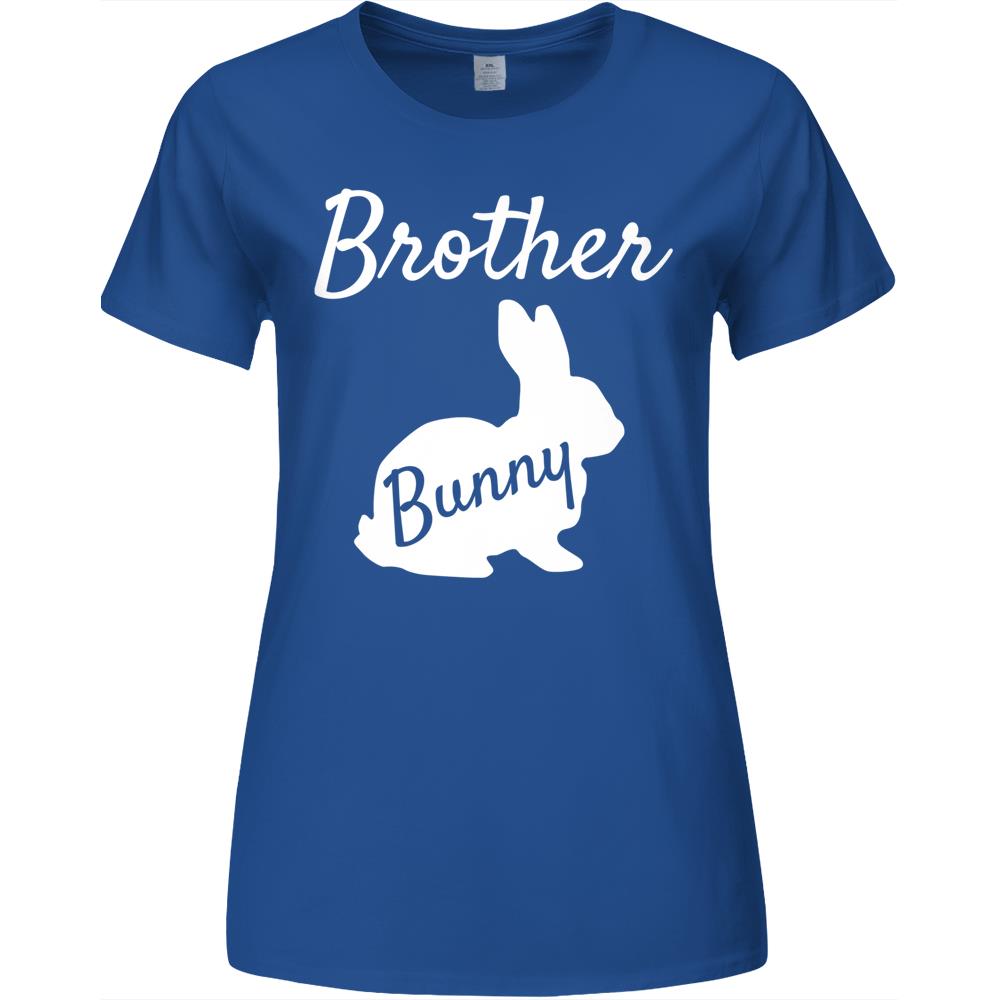 Brother Bunny T-shirt Matching Family Easter Shirts Pajamas Premium Womens Tshirts