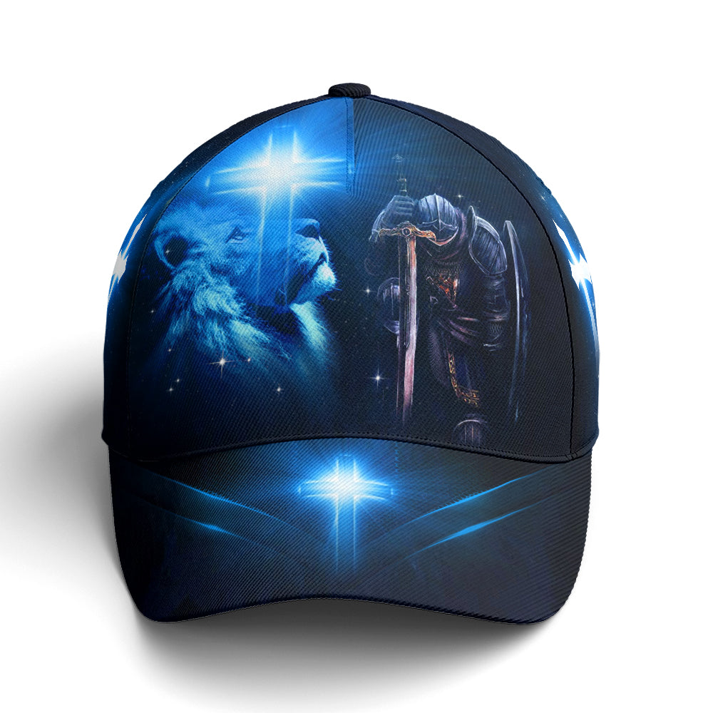 Warrior Lion Faith All Over Printed Baseball Cap Coolspod