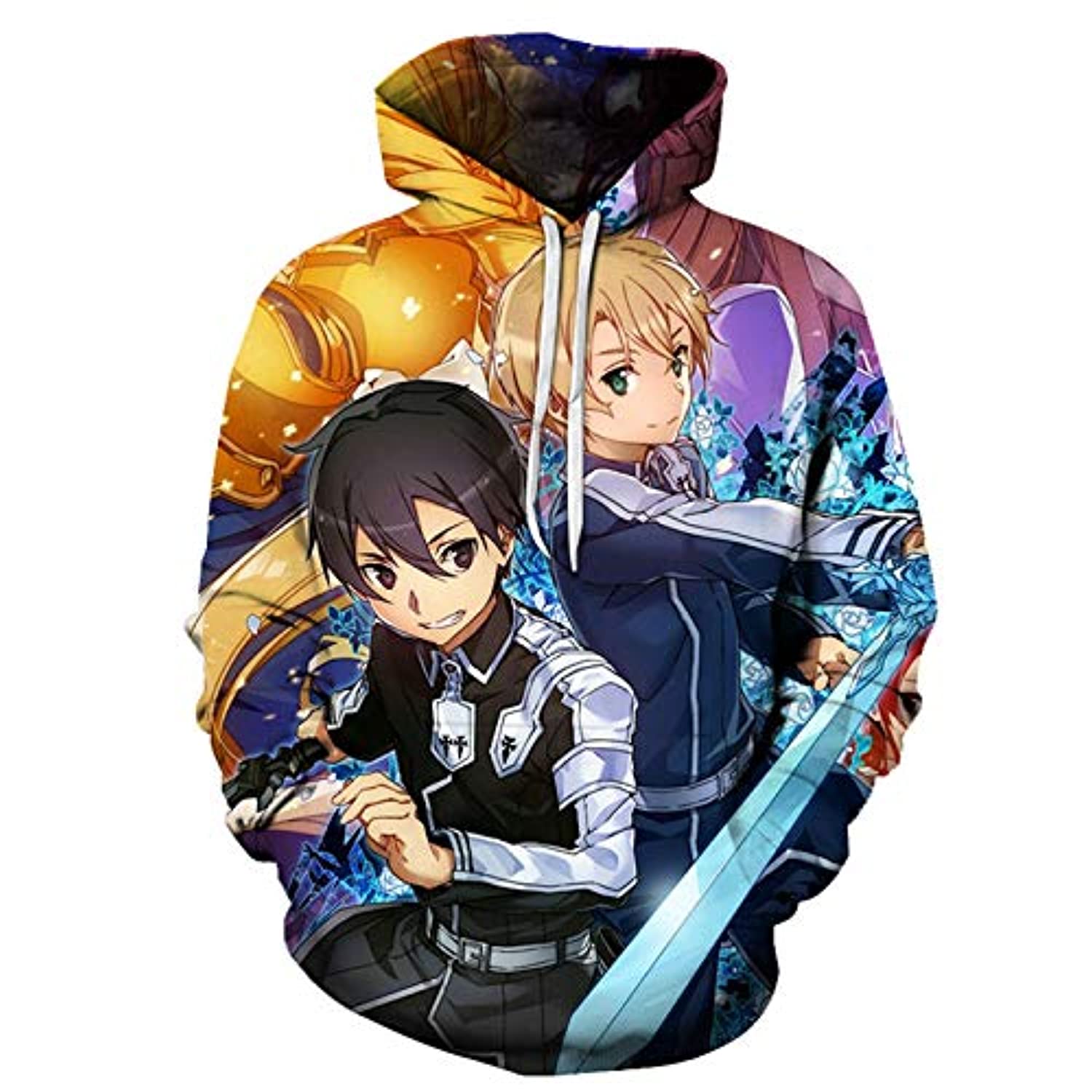 Unisex Sword Art Online SAO Anime 3D Print Pullover Hoodie – Ornament