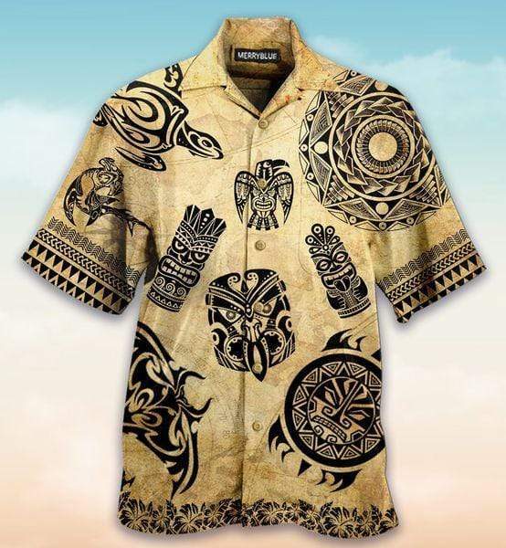 Vintage Tiki Tribal Hawaii Shirt Unisex Adult Ha18516