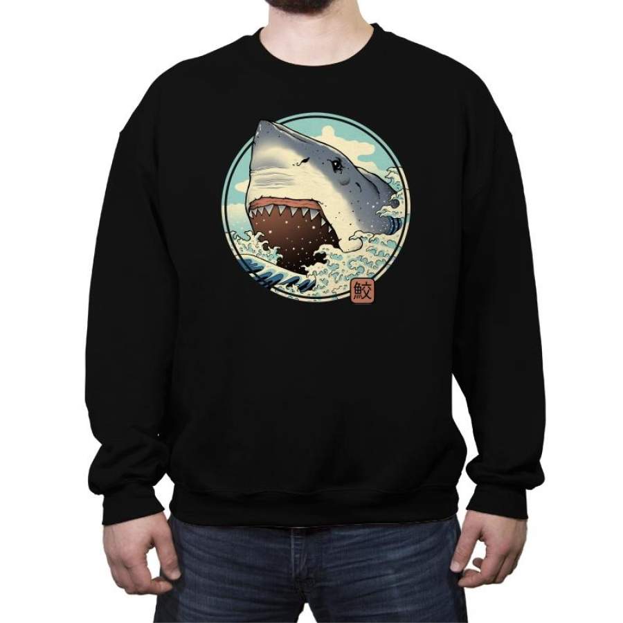 White Shark Attack! – Crew Neck Sweatshirt