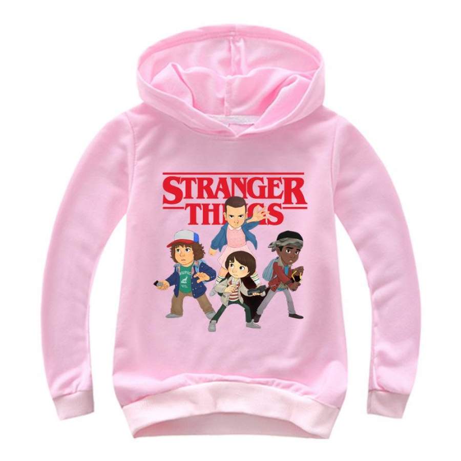 Stranger Things Hoodie Cartoon Pullover for Kids