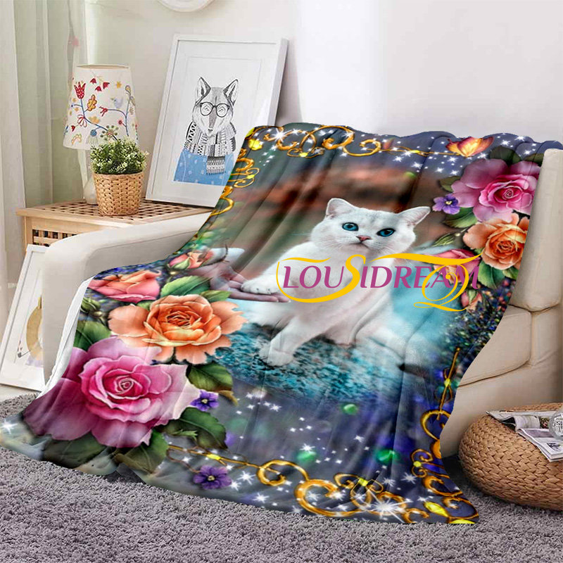 Christmas Blanket Throw Merry Christmas Soft Blanket Dust Cover Blankets Home Decotation Dog Sofa Blanket Bedding Living Room alx