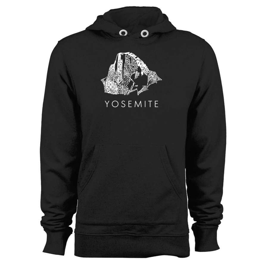 Yosemite National Park Words Art Unisex Hoodie