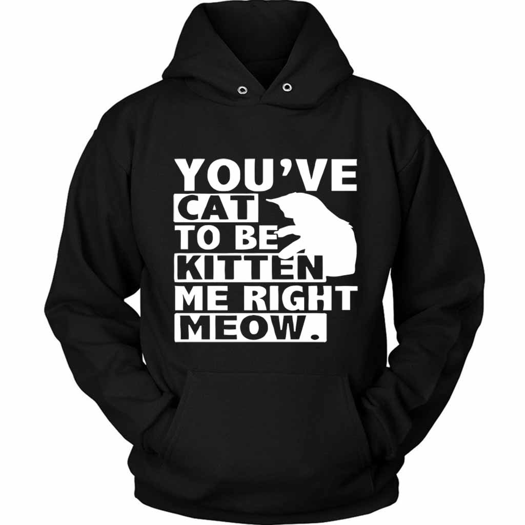 Are You Kitten Me Right Meow Of Unisex Hoodie