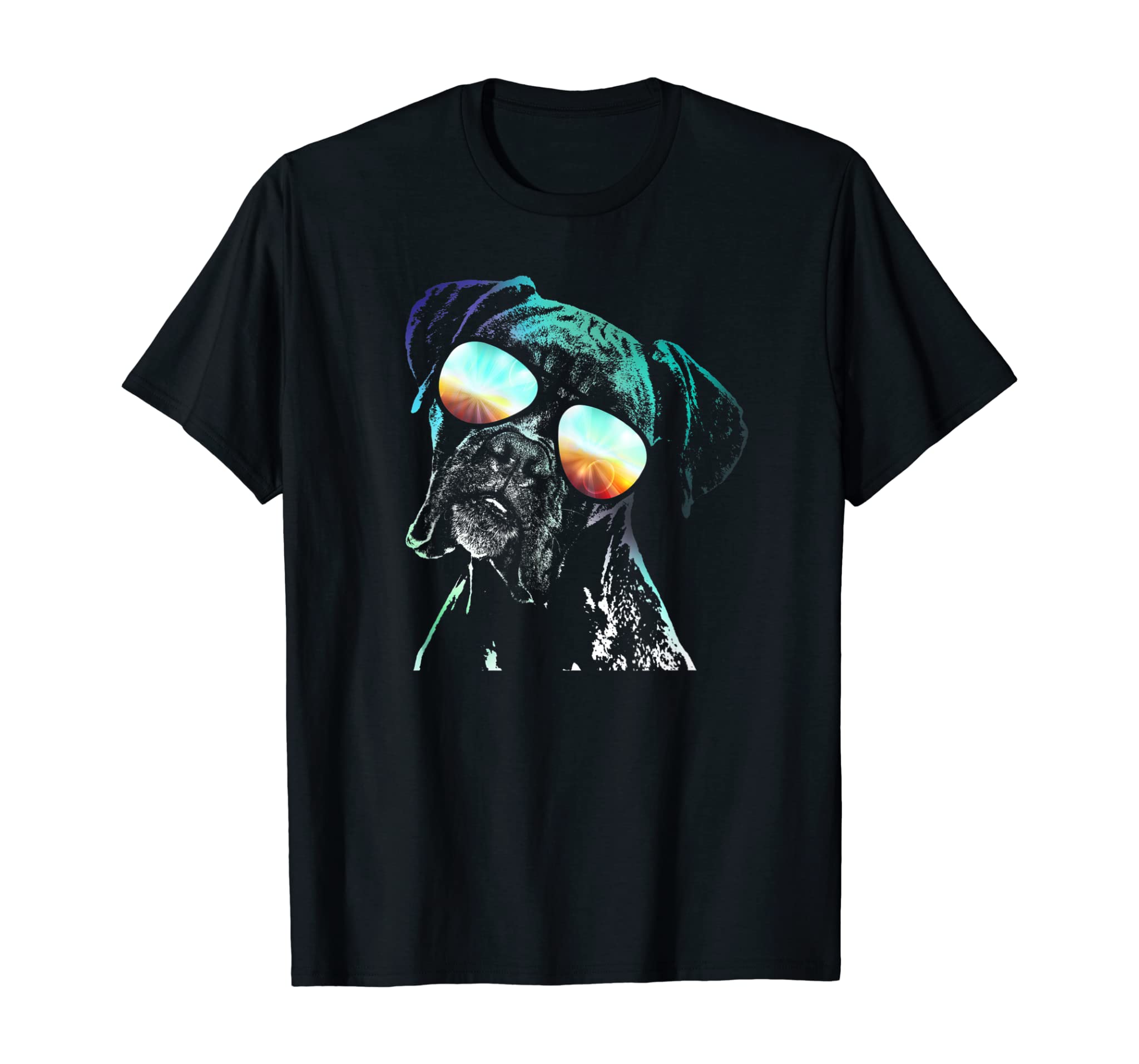 Boxer Neon Dog Shirt