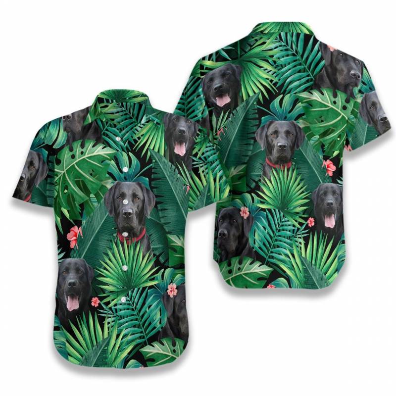 Labrador Tropical Tree Hawaii Shirt Ha91867