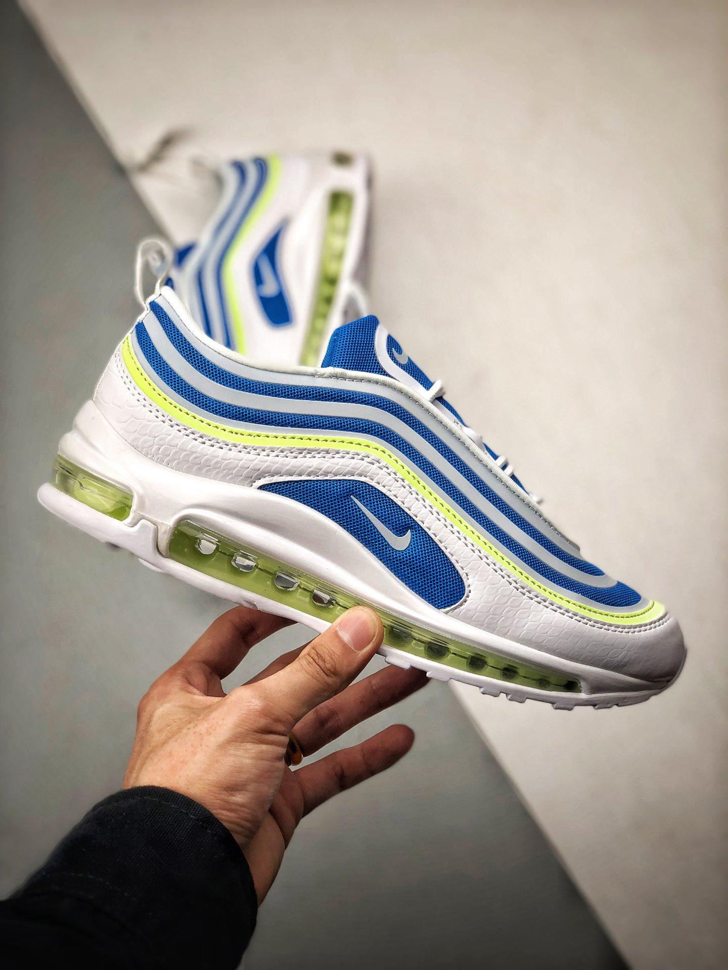 Nike Air Max 97 Ultra Sprite White Blue AH6806-101 5339578