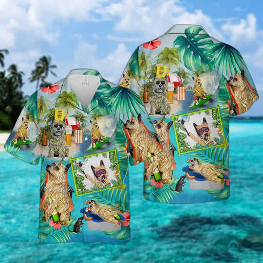 Cairn Terrier Surfing Hawaii Shirt For Men Women Ha107378