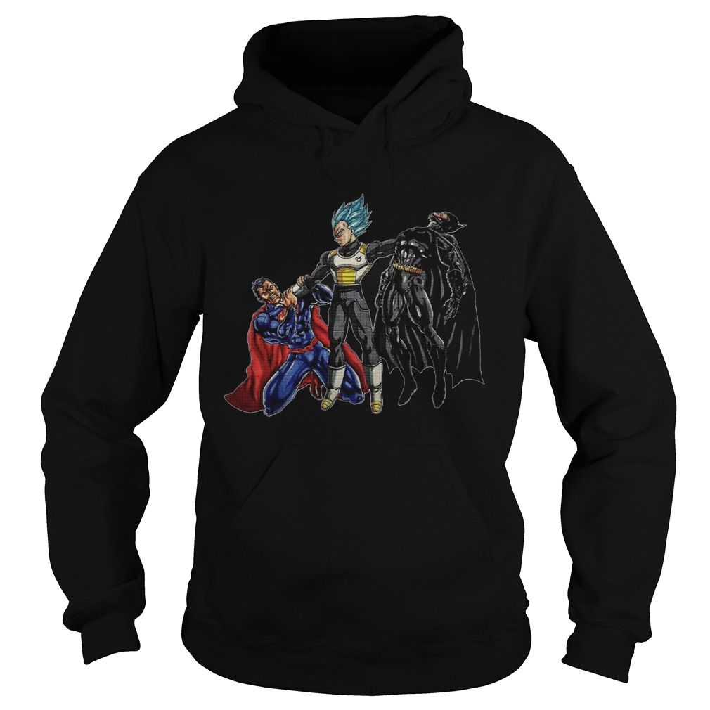 Vegeta vs Superman And Batman shirt