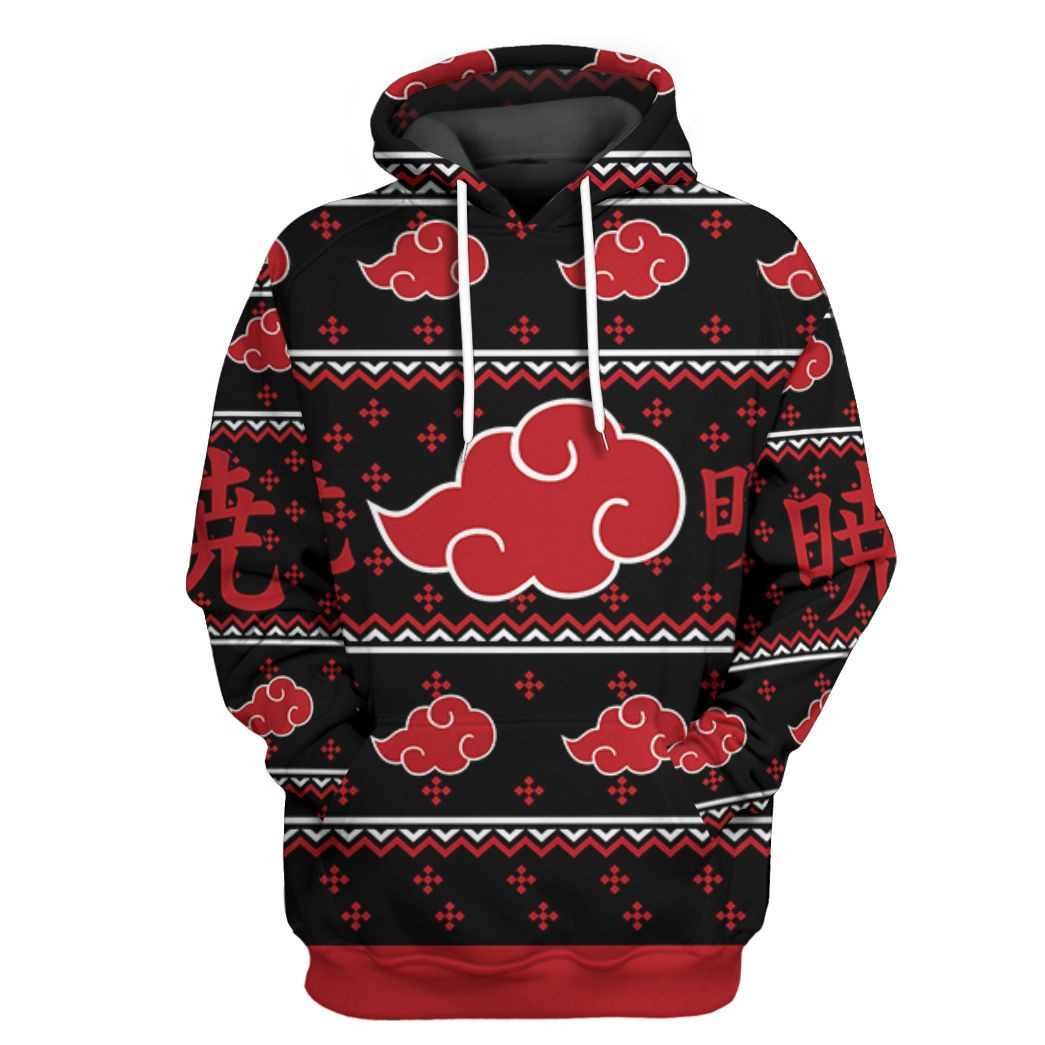 3D Akatsuki Ugly Tshirt Hoodie Apparel