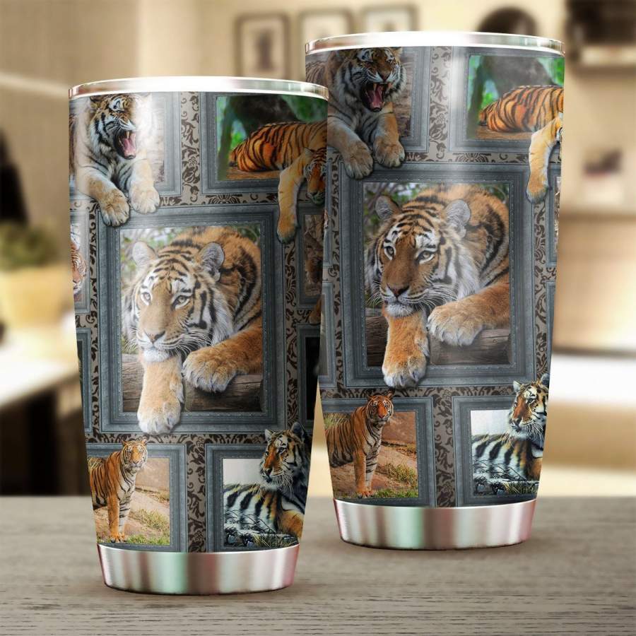 Tiger Piece     Cups Insulated Stainless Steel Tumbler Cup