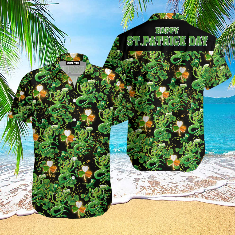 Lucky Clover Irish St Patricks Day Aloha Hawaii Shirts For Men And Women Ha19657